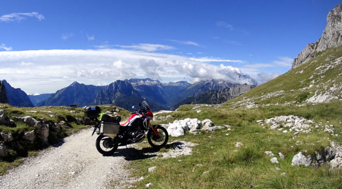 Mangartstraße Slowenien Mangartstrasse Africa Twin