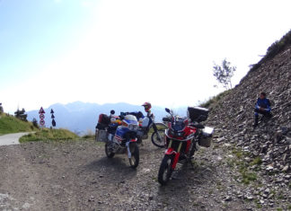 Von Mione auf den Passo della Forcella Friaul Passo della Forcella