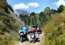 Vom Passo Della Forcella zum Forcella Ielma mit der Africa Twin 2016 Forcella Ielma