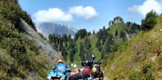 Vom Passo Della Forcella zum Forcella Ielma mit der Africa Twin 2016 Forcella Ielma