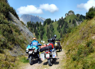 Vom Passo Della Forcella zum Forcella Ielma mit der Africa Twin 2016 Forcella Ielma