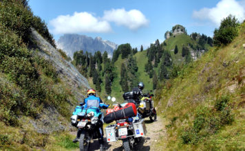 Vom Passo Della Forcella zum Forcella Ielma mit der Africa Twin 2016 Forcella Ielma
