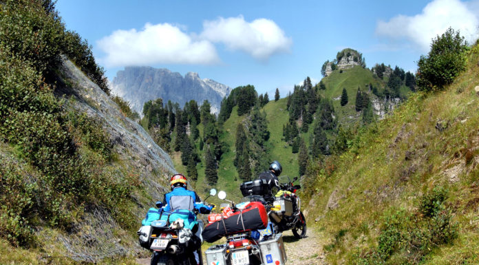 Vom Passo Della Forcella zum Forcella Ielma mit der Africa Twin 2016 Forcella Ielma