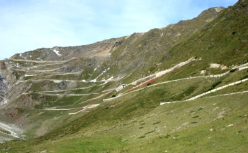 Stilfser Joch Stelvio mit dem Motorrad Stilfser-Joch