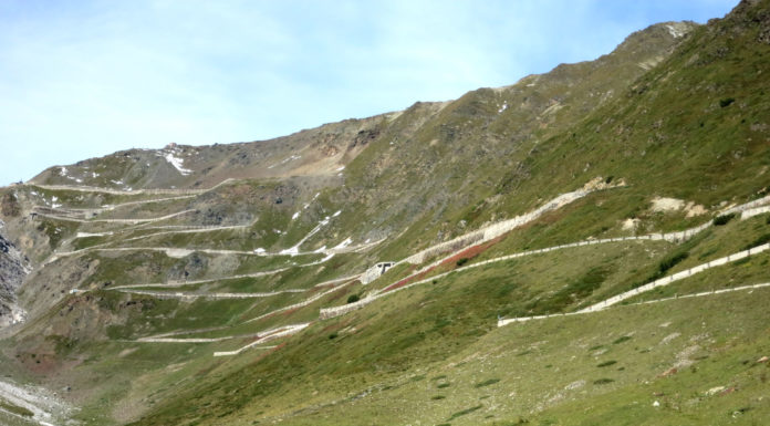 Stilfser Joch Stelvio mit dem Motorrad Stilfser-Joch