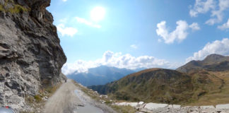 Assietta-Kammstraße AKS mit dem Motorrad Assitta-AKS