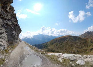 Assietta-Kammstraße AKS mit dem Motorrad Assitta-AKS