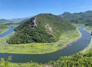 Montenegro Motorradtour von Kotor zum Skutarisee Skutarisee