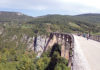Tara Schlucht und Tara Brücke Motorradtour Montenegro TaraBrücke