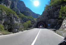 Motorradtour Moraca Schlucht Montenegro Morcaca Schlucht