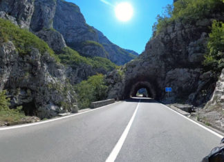 Motorradtour Moraca Schlucht Montenegro Morcaca Schlucht