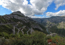 Montenegro – Albainien Cijevna Schlucht Leqet e Hotit Pass Leqet-e-Hotit-Pass