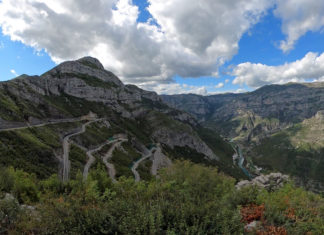 Montenegro – Albainien Cijevna Schlucht Leqet e Hotit Pass Leqet-e-Hotit-Pass