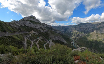 Montenegro – Albainien Cijevna Schlucht Leqet e Hotit Pass Leqet-e-Hotit-Pass