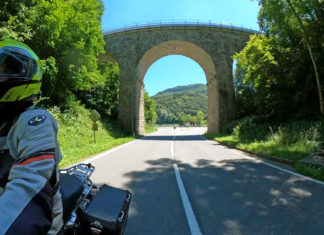 Geile Kurven in Grein – Greiner Bundesstraße B119 Motorradtour Grein Geile Strecke