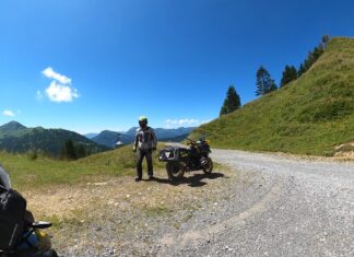 Motorradabenteuer über den Passo delle Forcella: Von Mione nach Lateis