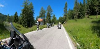 Motorradtour von Sauris di Sotto nach Laggio Di Catore