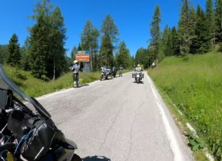 Motorradtour von Sauris di Sotto nach Laggio Di Catore