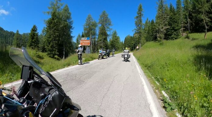 Motorradtour von Sauris di Sotto nach Laggio Di Catore