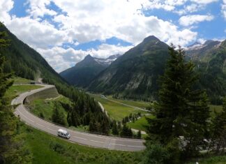 Die Fahrt nach Enneberg in den Südtiroler Dolomiten