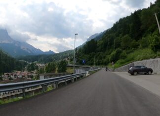 Motorradtour Passo Cibiana Dolomiten Venetien Passo Cibiana