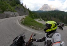 Passo Staulanza Dolomiten Motorradtour Italien