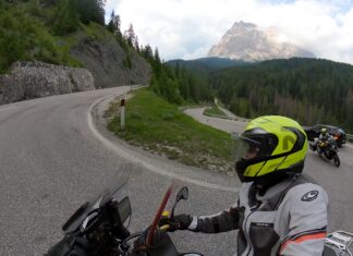 Passo Staulanza Dolomiten Motorradtour Italien