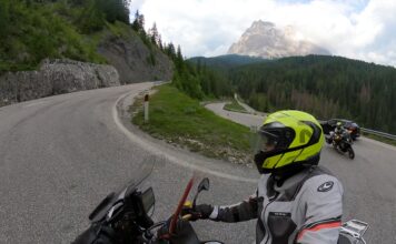 Passo Staulanza Dolomiten Motorradtour Italien